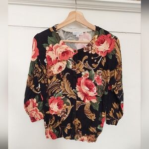 Floral cardigan
